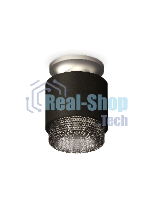 Светильник Ambrella Light XS7511102 SBK/MCH/BK черный песок/хром матовый/тонированный MR16 GU5.3 (N7928, C7511, N7192)