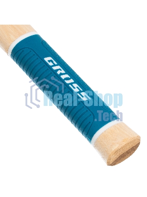 Молоток-гвоздодер Gross 10418 American hickory 450г, угол 75, магнит, обрезиненная рукоятка