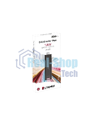 Флешка USB Kingston DataTraveler Max (DTMAX/256GB), 256Gb, USB 3.2 Gen 2 Type-C, R/W 1000/900, черный
