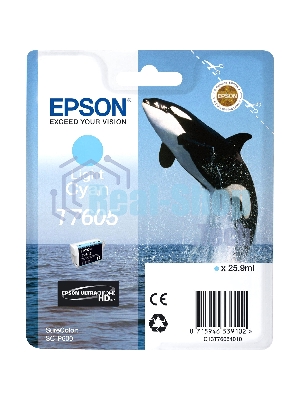 Картридж струйный Epson светло-голубой SC-P600