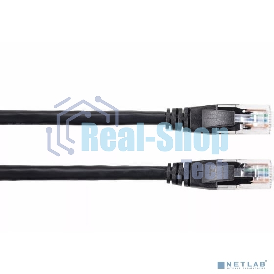 Патч-корд литой AOpen ANP612B-BK-5M (7/0.20) UTP Cat.6 черный 5m