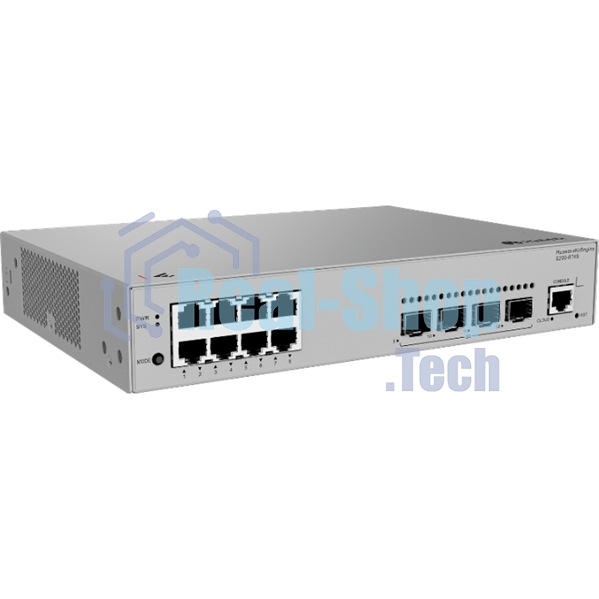 Коммутатор Huawei eKit S220-8T4S (L2, 8*10/100/1000BASE-T ports, 4*GE SFP ports, built-in AC power)