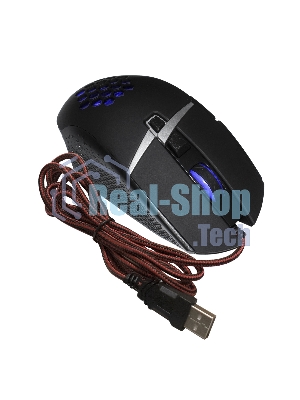 Мышь проводная ExeGate Gaming Standard Laser GML-14 черный, 4000 dpi, USB, кнопки - 8