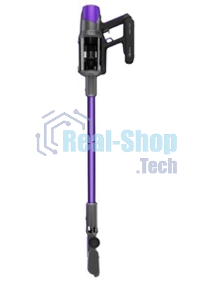 Пылесос вертикальный Centek CT-2572 фиолетовый/черный, питание от аккумулятора, 230 Вт, уборка сухая, пылесборник 1.2 л, работа от АКБ max 90 мин