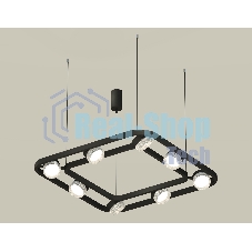 Светильник Ambrella light XB9182200/8 SBK/CL черный песок/прозрачный GX53 (C9182, N8480)