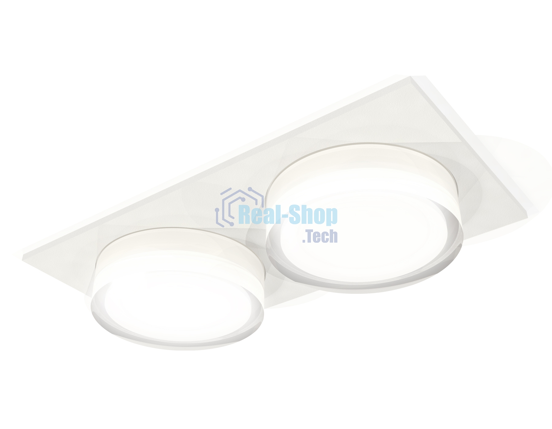 Комплект встраиваемого светильника Ambrella light XC7635043 SWH/FR/CL белый песок/белый матовый/прозрачный MR16 GU5.3 (C7635, N7160)