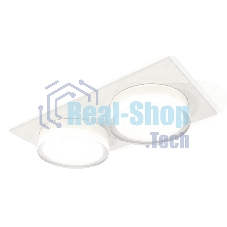 Комплект встраиваемого светильника Ambrella light XC7635043 SWH/FR/CL белый песок/белый матовый/прозрачный MR16 GU5.3 (C7635, N7160)