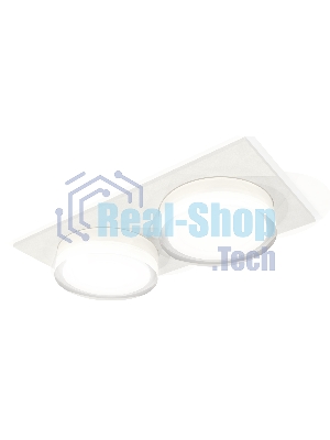 Комплект встраиваемого светильника Ambrella light XC7635043 SWH/FR/CL белый песок/белый матовый/прозрачный MR16 GU5.3 (C7635, N7160)