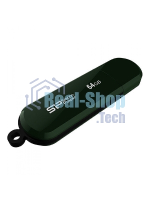 Флешка USB 64 Gb Silicon Power Lux Mini 320, USB 2.0, зеленый