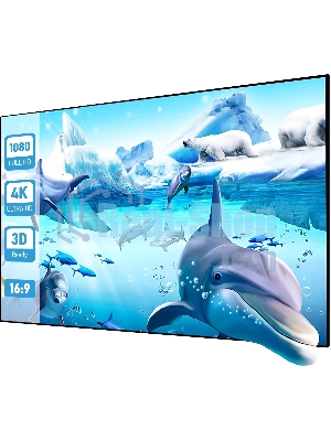 Экран на раме Cactus 127x224см Alr Expert CS-PSALRE-224X127-MM магнитное крепление 16:9 настенный натяжной черный
