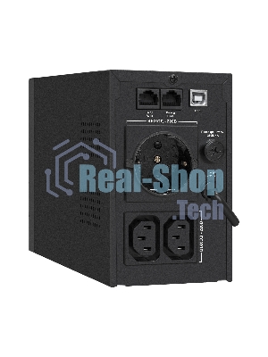 Источник бесперебойного питания ExeGate SpecialPro UNB-650.LED.AVR.1SH.2C13.RJ.USB