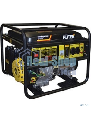 Электрогенератор бензиновый Huter DY6500L, 5.5 кВт, 71 дБ, 74.5 кг
