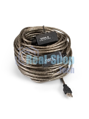 Удлинитель активный USB2.0-repeater ExeGate EX-UAE-AMAF-25.0 (Am/Af, 25м)