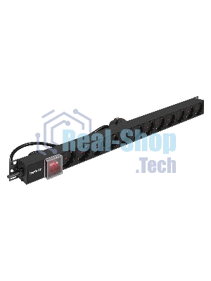 Блок розеток вертикальный ExeGate ServerPro PDU-V120 Al-12S-EU2.5-SW (19