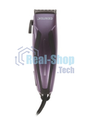 Машинка для стрижки волос Centek CT-2128 черный/фиолетовый