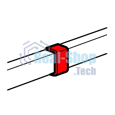 Накладка на стык кабель-каналов LEGRAND 033604 32x16мм, 32х20мм, цвет белый