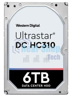 Жесткий диск Western Digital HGST SAS 3.0 6Tb 0B36047 HUS726T6TAL5204 Ultrastar 7K6 (7200rpm) 256Mb 3.5