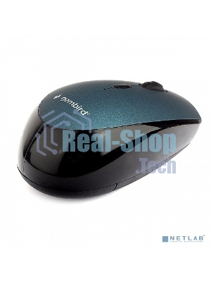Мышь беспроводная Gembird MUSW-354-B синий, 1600 dpi, радиоканал, USB, кнопки - 4