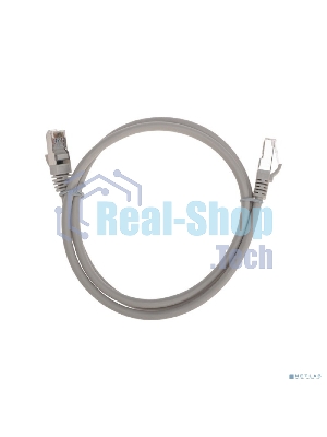 Патч-корд F/UTP Rexant cat.6, RJ45-RJ45, экранированный, 26AWG, LSZH, серый, 1 м
