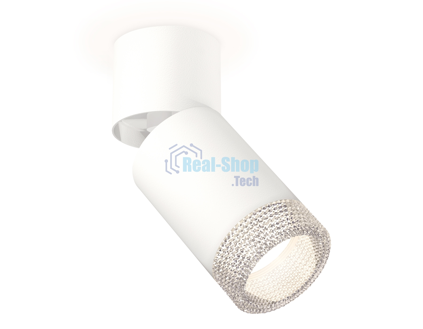 Комплект накладного поворотного светильника Ambrella light XM6312060 SWH/WH/CL белый песок/белый/прозрачный MR16 GU5.3 (A2220, C6312, N6150)