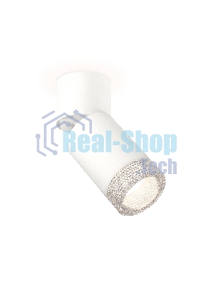 Комплект накладного поворотного светильника Ambrella light XM6312060 SWH/WH/CL белый песок/белый/прозрачный MR16 GU5.3 (A2220, C6312, N6150)