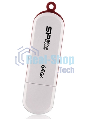 Флешка USB Silicon Power R/W 64Gb LuxMini 320 SP064GbUF2320V1W USB 2.0 белый