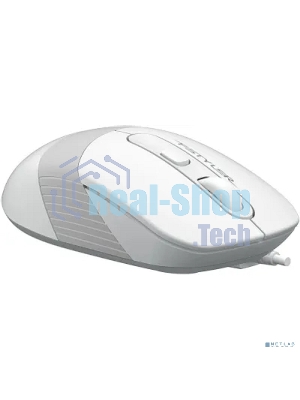 Мышь проводная A4Tech Fstyler FM10S белый/серый, 1600 dpi, USB, кнопки - 4