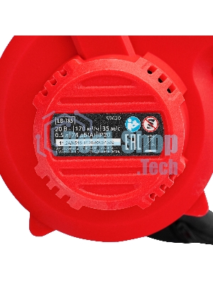 Воздуходувка-пылесос акк. портативная MTX LB-185, 35 м/с, 170 м3/ч, Li-Ion, 20 В