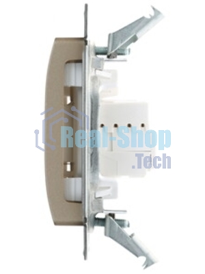 Розетка компьютерная 2-ая компьютерная RJ45+RJ45, кат.5E SE Glossa Графит