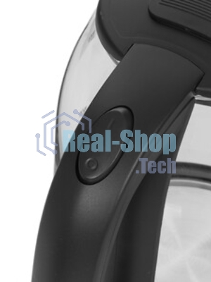 Электрочайник Centek CT-0010 черный, 1.8 л, 1900 Вт, скрытый нагревательный элемент