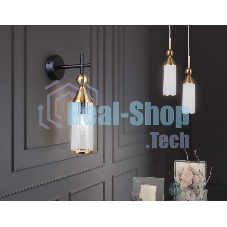 Светильник Ambrella light LH55271 BS/FR латунь/белый матовый E14 max 40W D65*1500