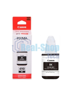 Чернила Canon GI-490BK 0663C001 черный для Canon Pixma G1400/2400/3400 (135мл)