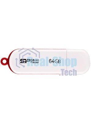 Флешка USB Silicon Power R/W 64Gb LuxMini 320 SP064GbUF2320V1W USB 2.0 белый
