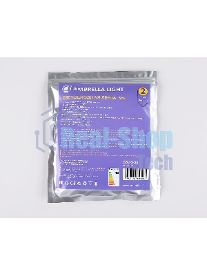 Светодиодная лента Ambrella light GS2002 5050 60Led/ 14.4W m/ 12V IP20 4500K/ 5000*10*1.87mm (2 конт.)