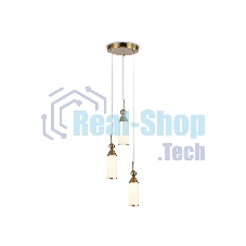 Светильник Ambrella light LH55272/3 BS/FR латунь/белый матовый E14 max 40W D230*1200