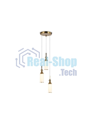 Светильник Ambrella light LH55272/3 BS/FR латунь/белый матовый E14 max 40W D230*1200