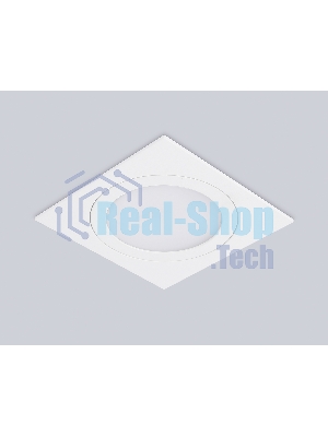 Светильник встраиваемый TN6607 WH белый IP44 GX53 max 15W 110*110*23