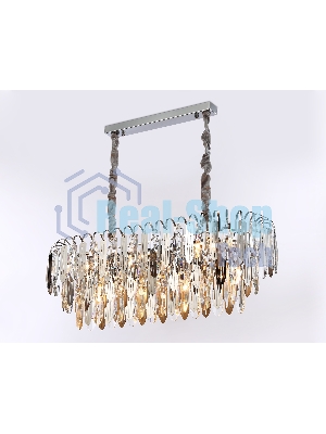Светильник Ambrella light TR5259/10 CH/CL хром/прозрачный E27*10 max 40W 800*300*270
