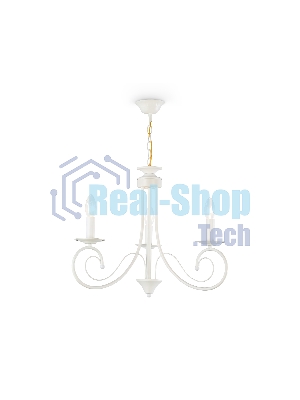 Светильник Ambrella light TR9605/3 WH белый E14/3 max 40W D560*650