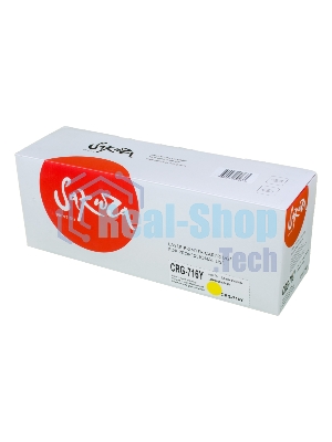 Картридж лазерный Sakura CRG716Y/CB542A для HP Color LJ CM1312MFP/CP1215/CP1515/CP1518/Canon i-SENSYS LBP 5050/MF8030CN/8050CN/HP Color LJ CM1312MFP/CP1215/ CP1515/CP1518, желтый, 1500 к.