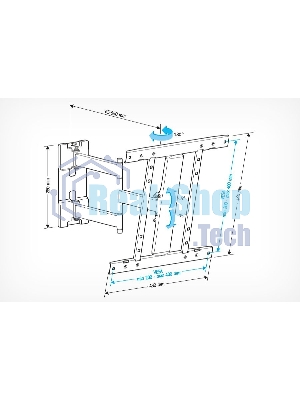 Кронштейн для LCD Holder LCD-SU4601-B черный, диагональ экрана 26″–50″до 35кг.