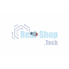 Выключатель-кнопка металл Rexant 220V 2А (2с) (ON)-OFF Ø10.2 красный Mini