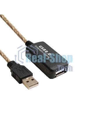Удлинитель активный USB2.0-repeater ExeGate EX-UAE-AMAF-5.0 (Am/Af, 5м)