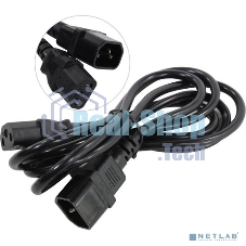 Кабель монитор-компьютер (UPS->уст-во) ExeGate Power EC-1,8P (С13->С14) VDE-250V-3*0,75-CU,10A, 1.8м
