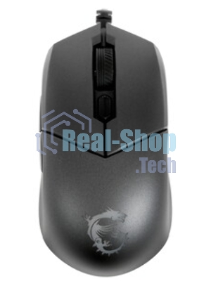 Мышь проводная MSI Clutch GM11 черный, 5000 dpi, USB, кнопки - 6