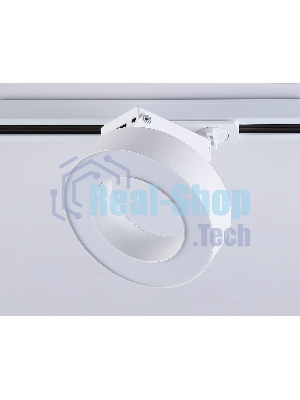 Трековый однофазный светодиодный светильник Ambrella light GL6866 WH белый LED 15W 4200K D115*80