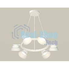 Светильник Ambrella light XB9191100/6 SWH/FR белый песок/белый матовый GX53 (C9191, N8140)