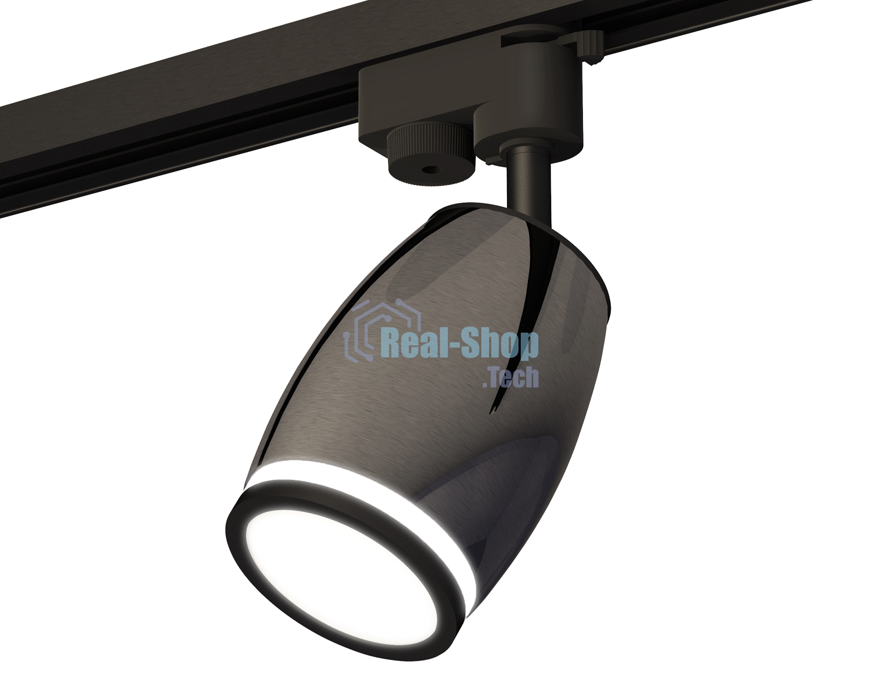 Светильник Ambrella light XT1123011 DCH/SBK/FR черный хром/черный песок/белый матовый MR16 GU5.3 (A2521, C1123, N7121)