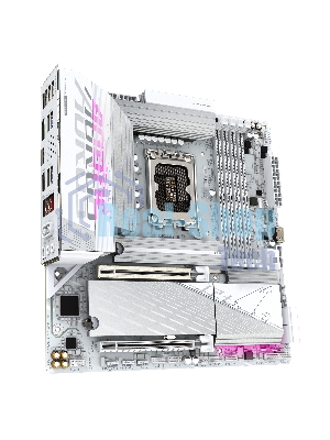Материнская плата Gigabyte B860M AORUS ELITE WIFI6E ICE, LGA1851, Intel B860, 4xDDR5, 4xSATA, 3xM.2, 1xPCIe 5.0 x16, 1xPCIe 4.0 x4, 1xDP, 2xHDMI, 1x2.5Gb LAN, Wi-Fi 6E, Bluetooth 5.3, 2xUSB-A 10Gbps (Gen2), 4xUSB-A 5Gbps, 4xUSB-A 2.0, 1xUSB-C 20Gbps (USB4), 2x3.5 мм, 7.1, mATX