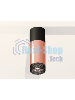 Светильник Ambrella Light XS6326041 PPG/SBK/BK золото розовое полированное/черный песок/тонированный MR16 GU5.3